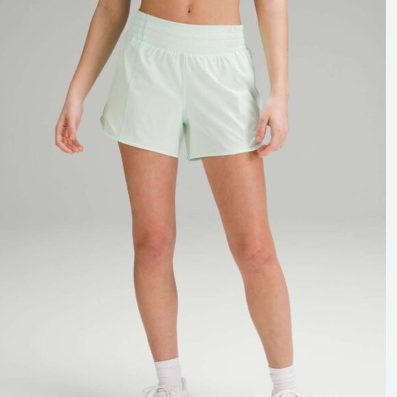 Lululemon Hotty Hot High-Rise 2.5" Lined Short Delicate Mint - Picture 1 of 3